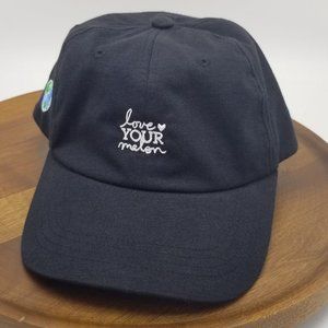 Love Your Melon Adjustable Women's Baseball Hat Cap Black